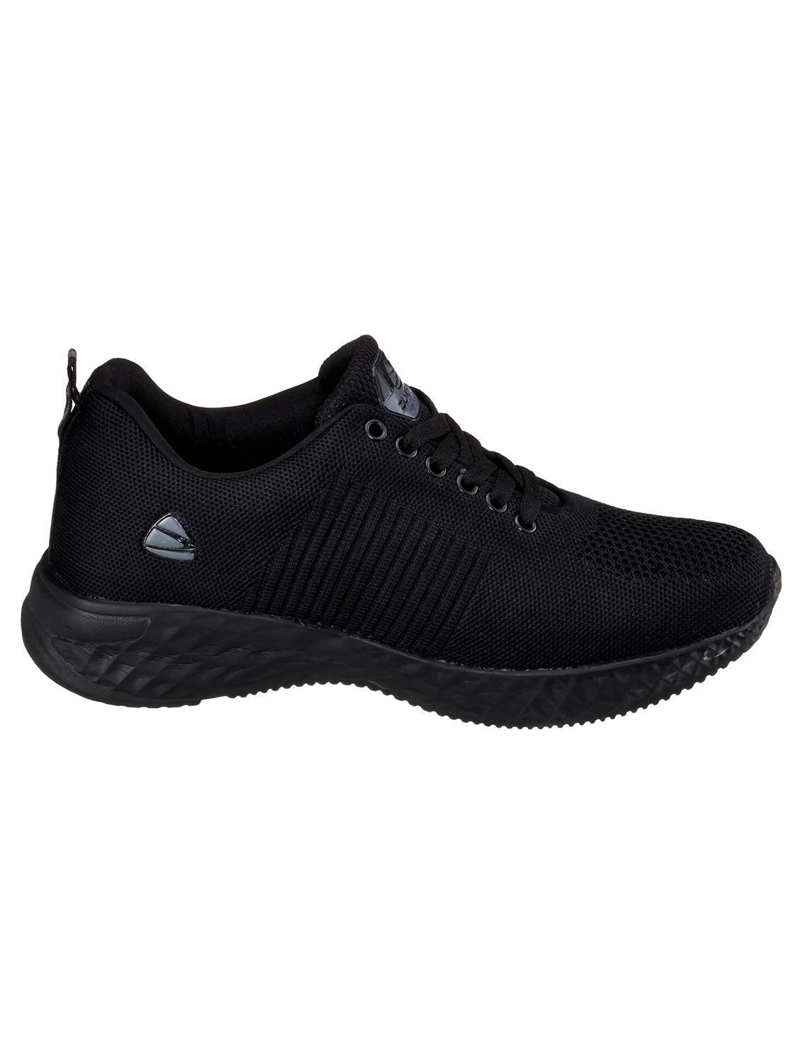 black fabric sport shoes - 18407658 -  Standard Image - 1