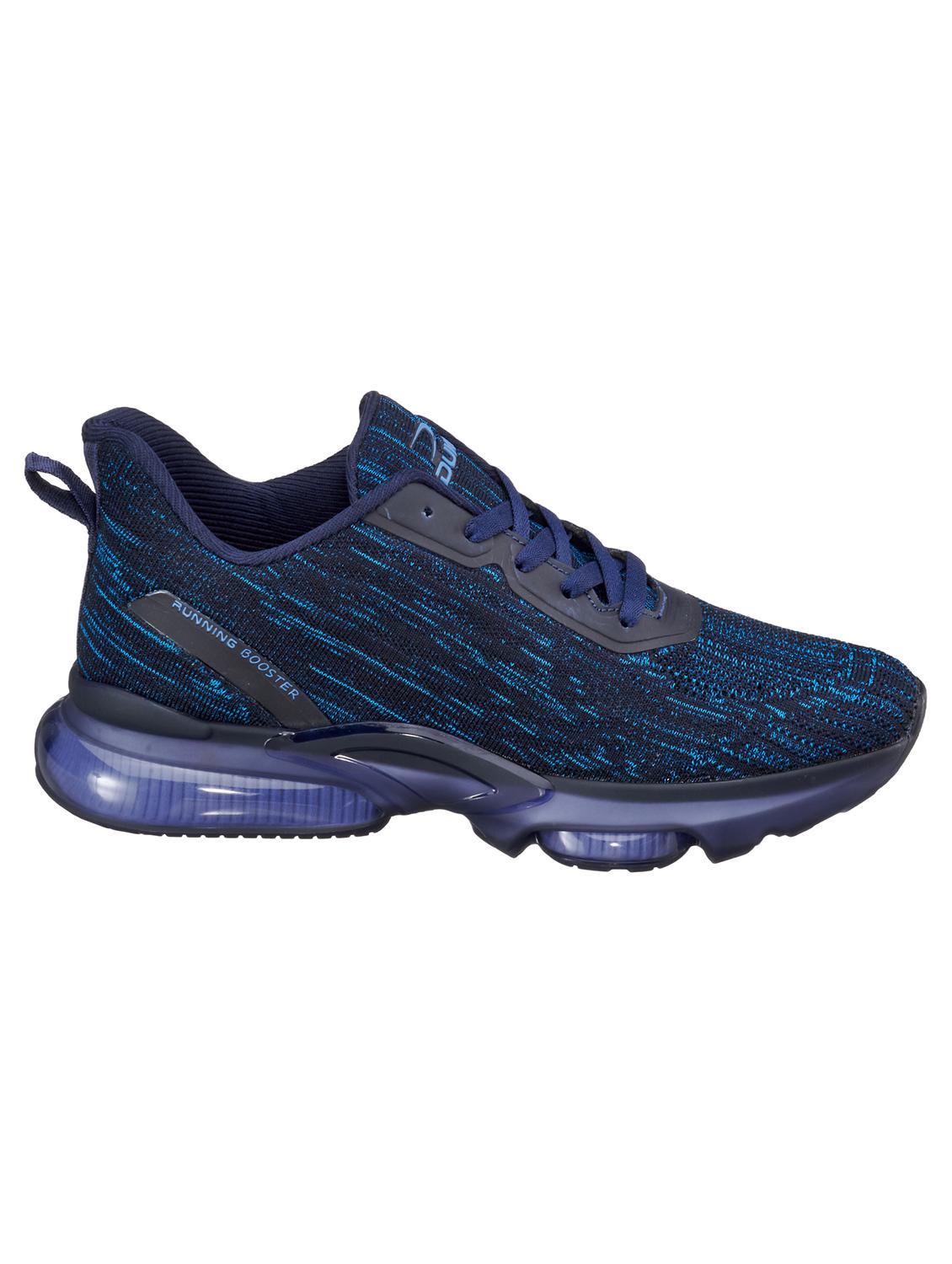 navy synthetic sport shoes - 18407667 - Standard Image - 1