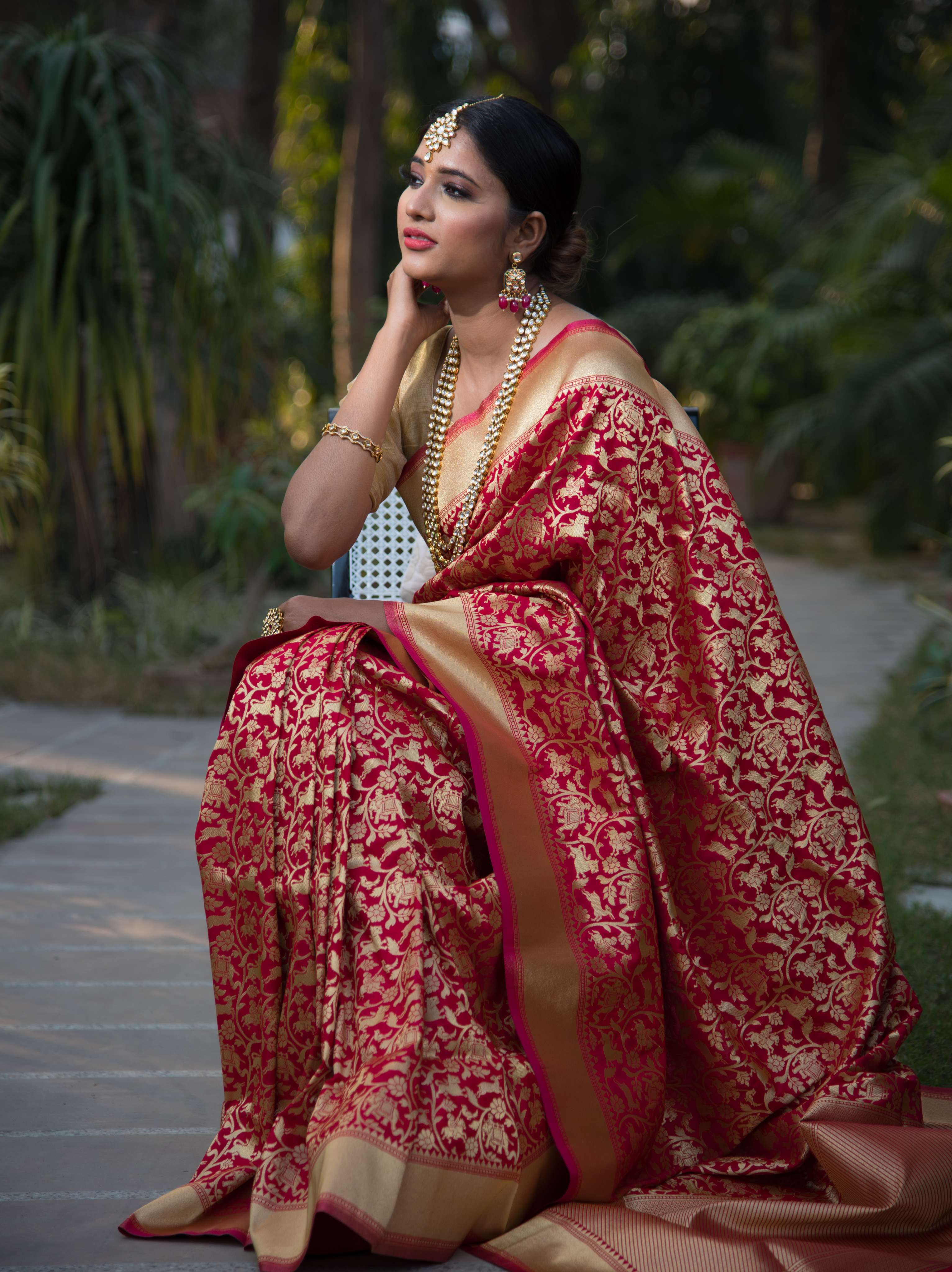 women's banarasi saree - 18407956 -  Standard Image - 1
