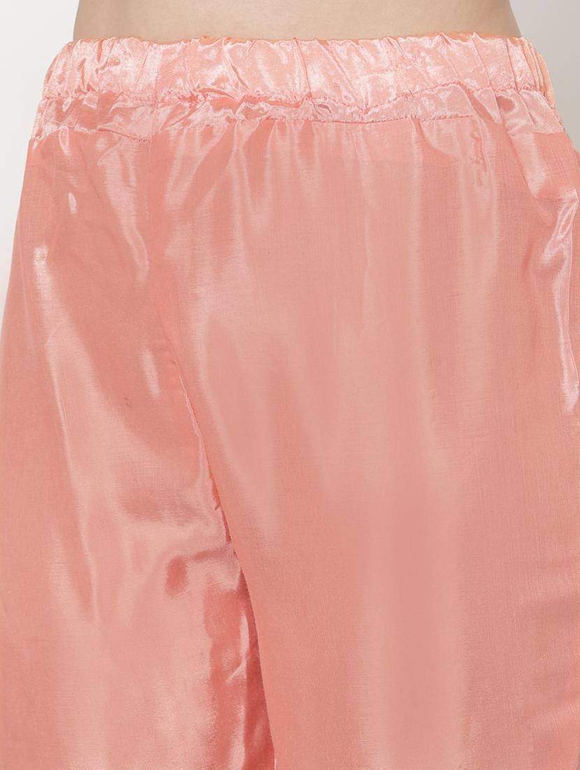 orange straight pant suit unstitched suit - 18407975 - Standard Image - 6