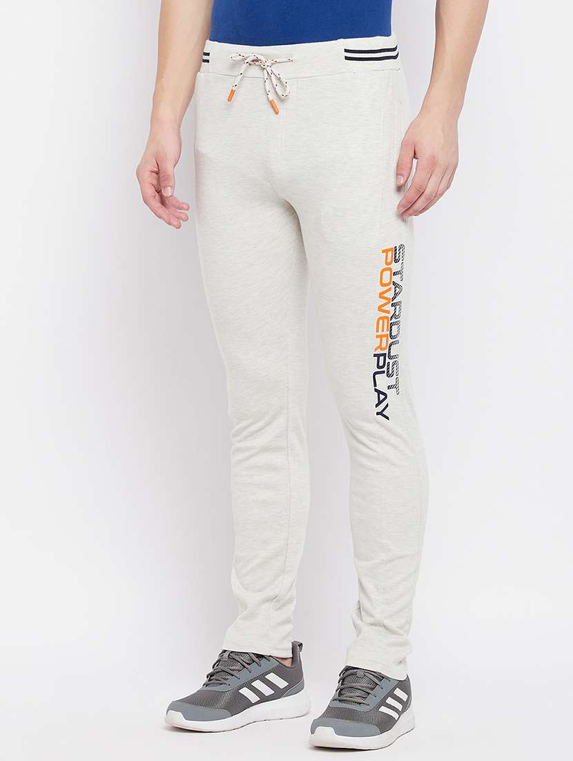 grey striped full length track pant - 18409327 -  Standard Image - 1