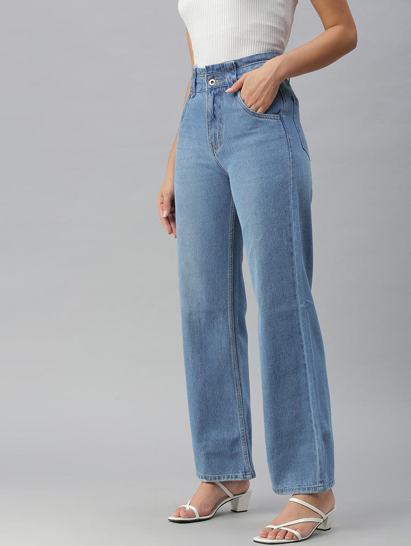 high rise stone washed jeans - 18410293 -  Standard Image - 1