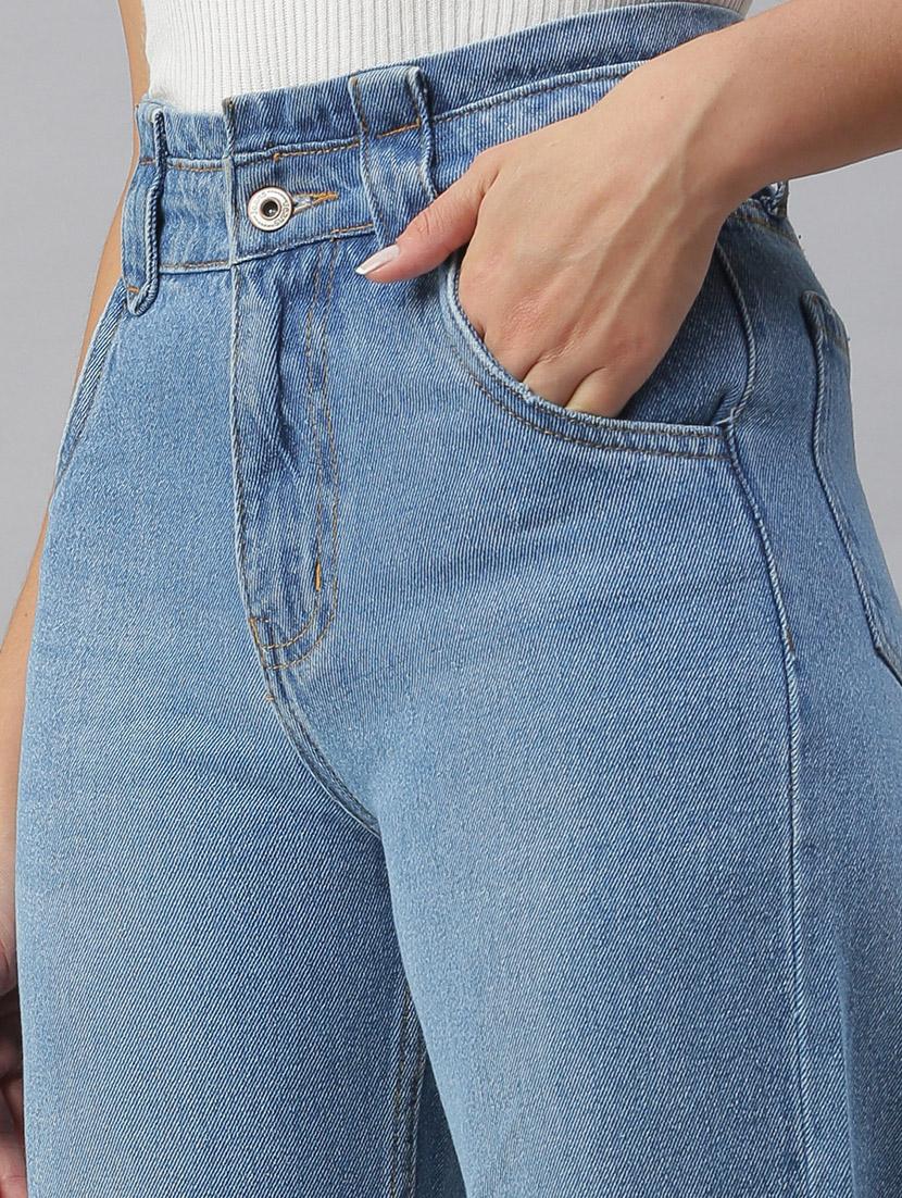 high rise stone washed jeans - 18410293 - Standard Image - 4