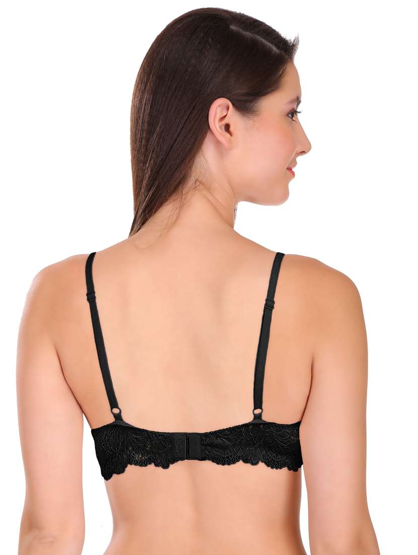 black floral t-shirt bra - 18410715 -  Standard Image - 1