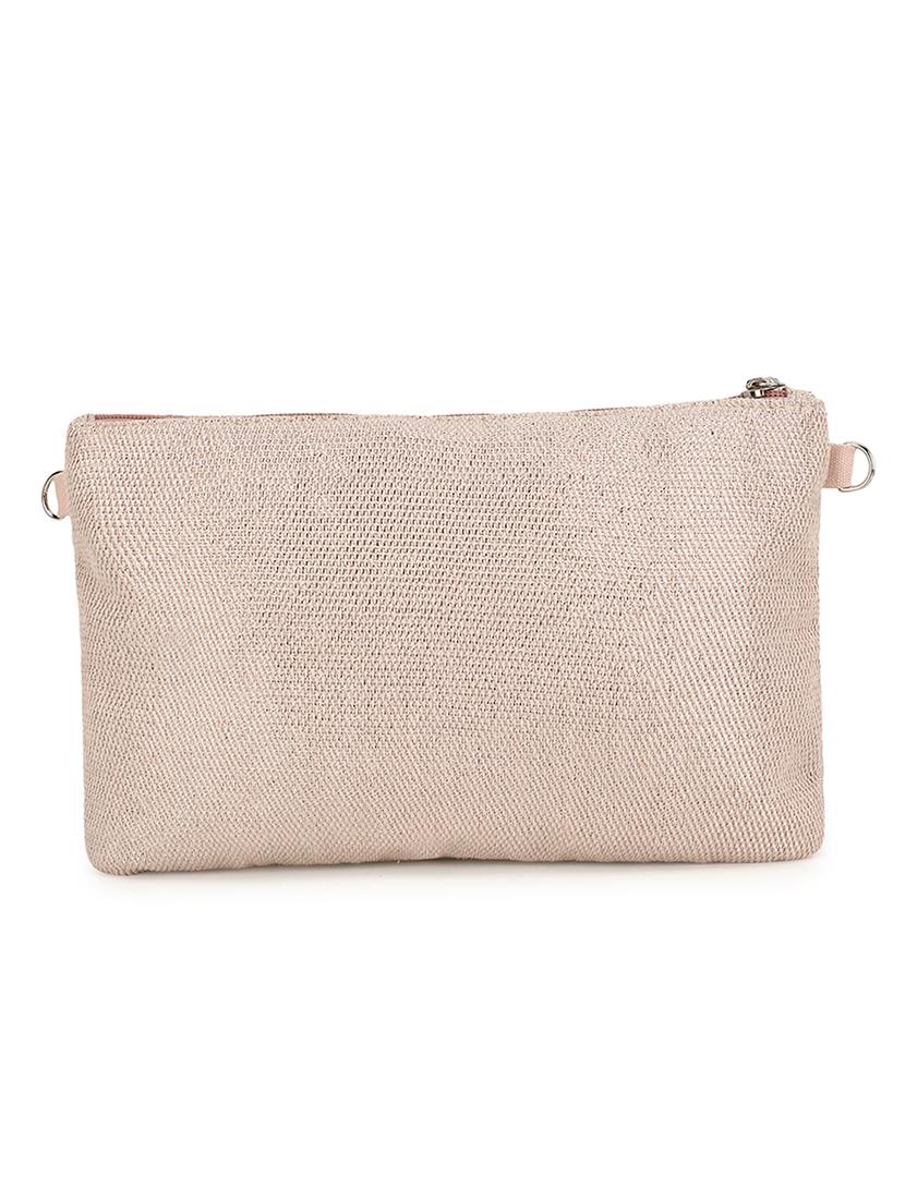 pink embellished regular sling bag - 18410741 - Standard Image - 1