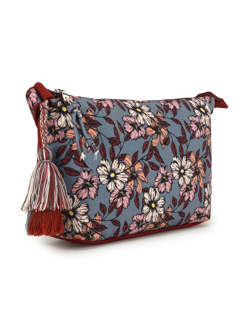 grey floral regular sling bag - 18410744 - Standard Image - 4