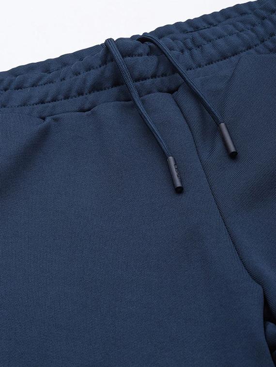 blue solid full length track pant - 18411096 - Standard Image - 4