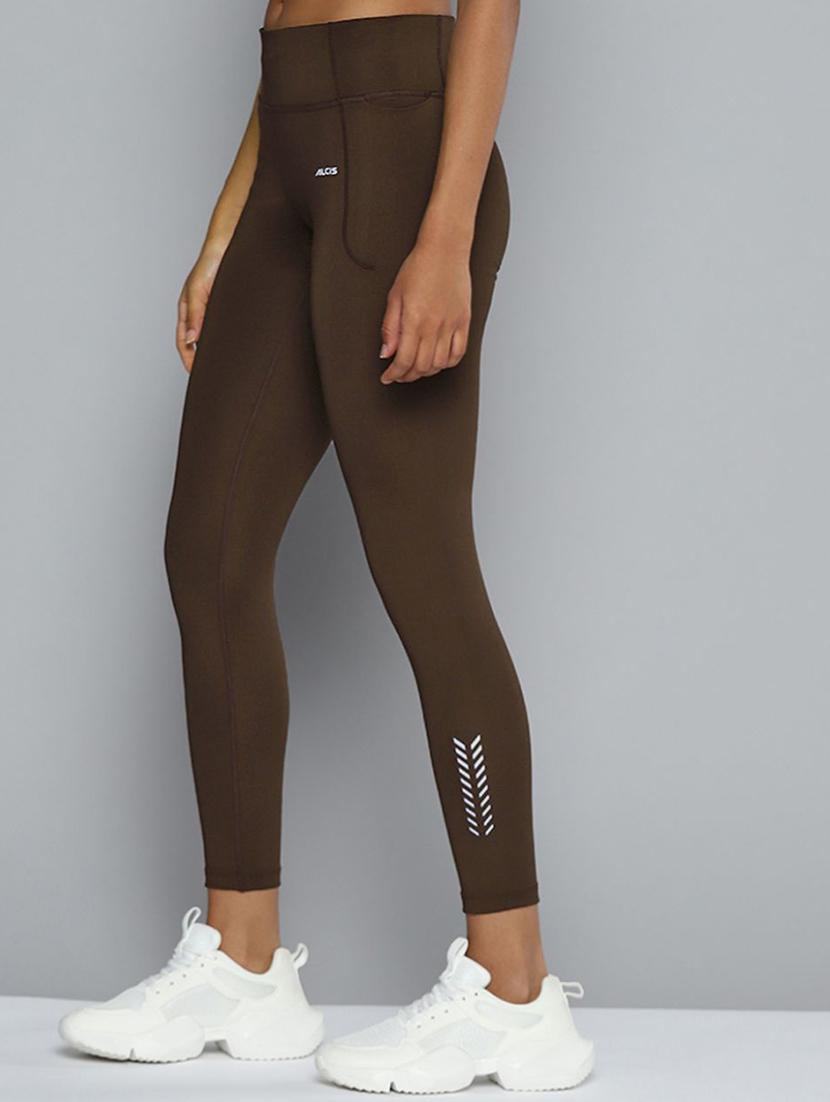 brown solid legging - 18411247 -  Standard Image - 1