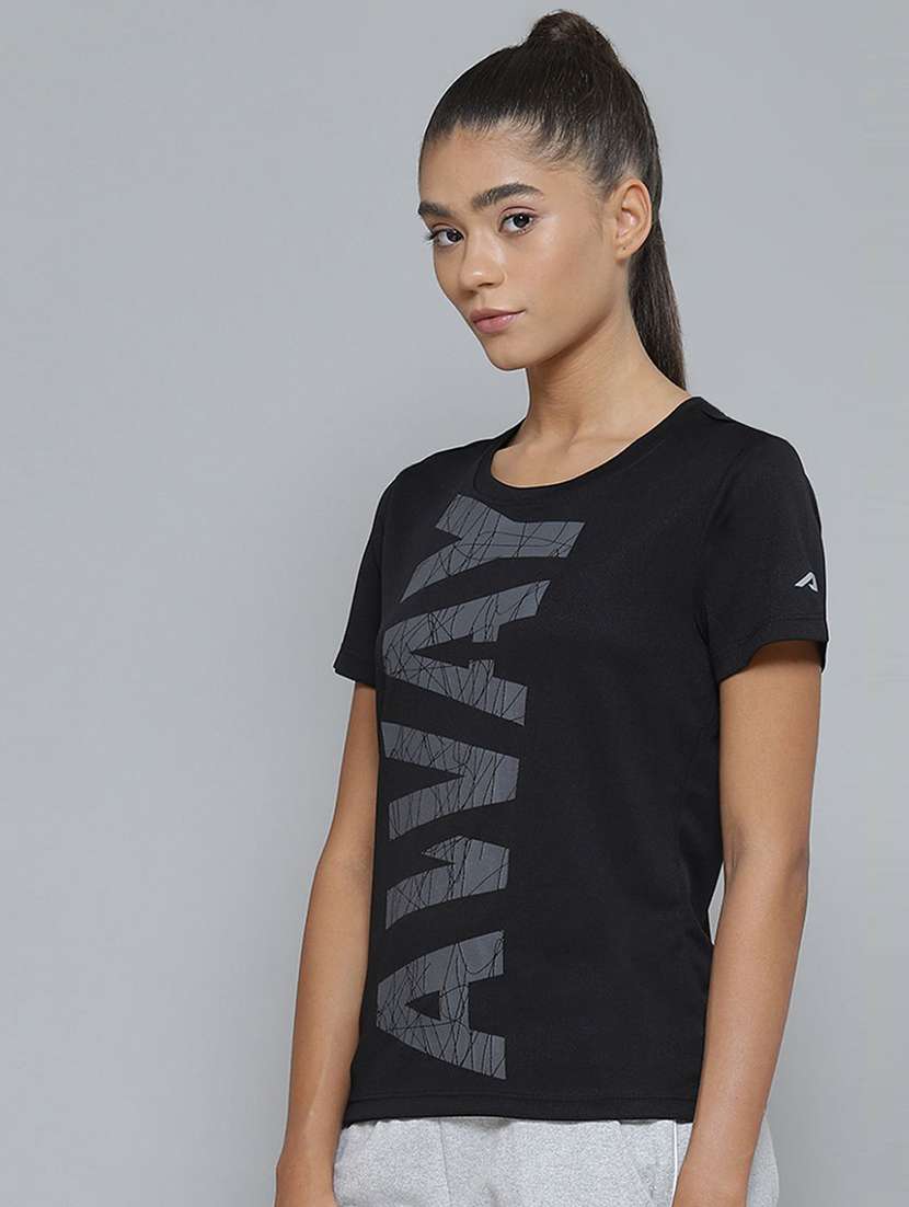 black printed regular tee - 18411482 -  Standard Image - 1