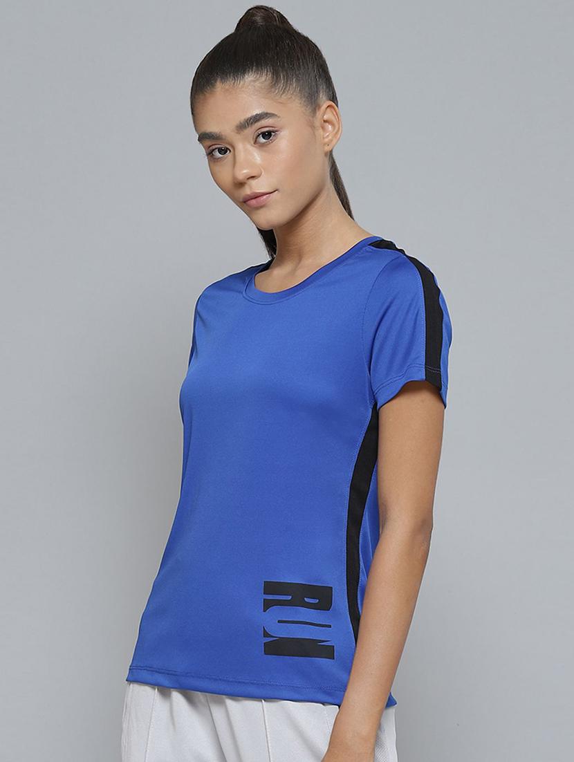 blue printed regular tee - 18411487 - Standard Image - 1