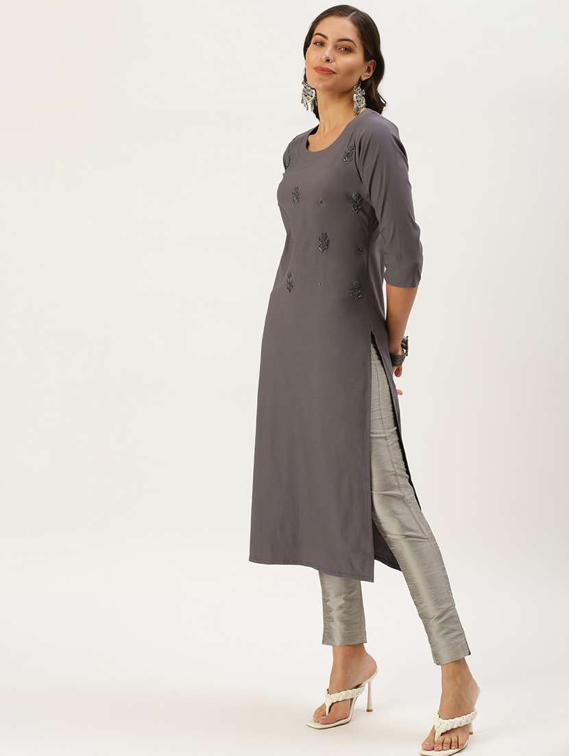 women's straight kurta - 18411552 -  Standard Image - 1
