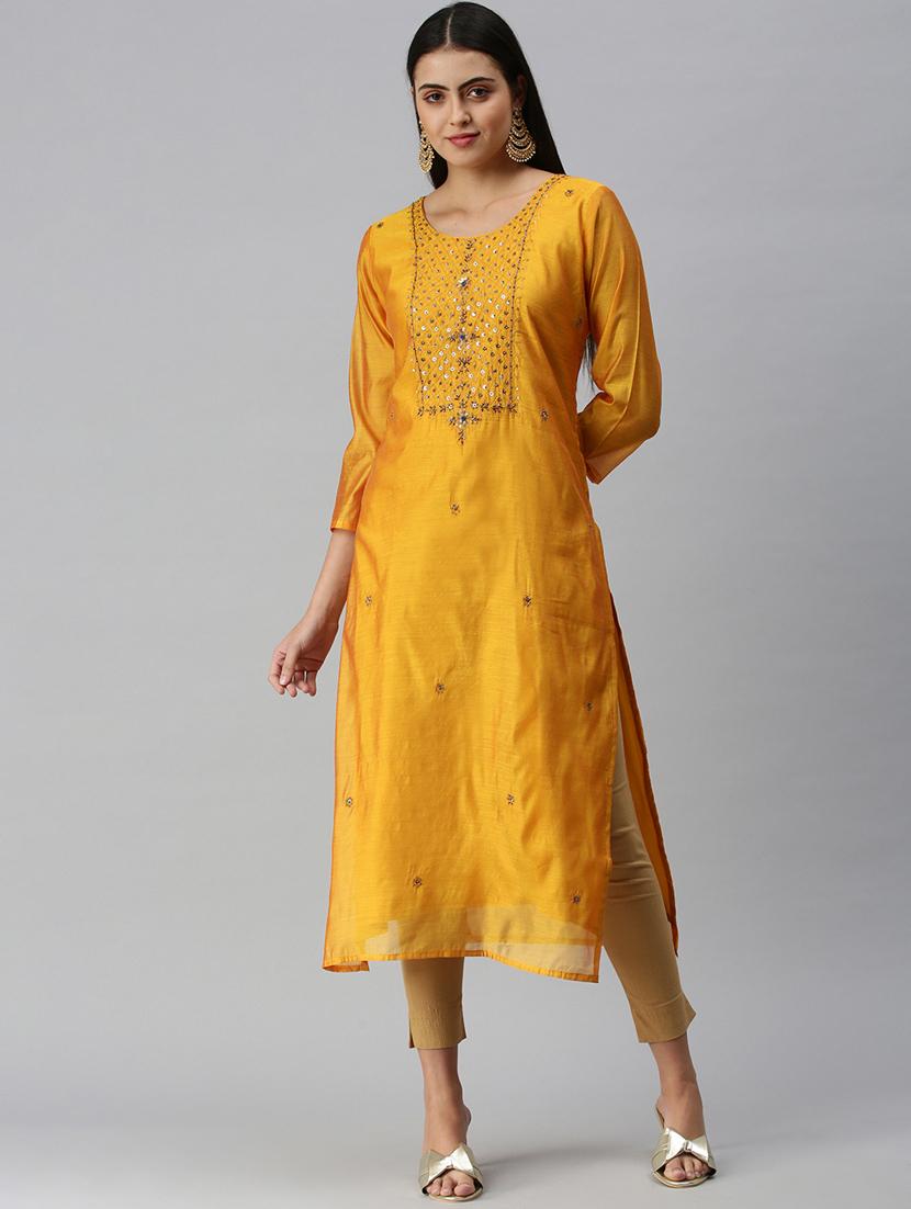 women's straight kurta - 18411553 - Zoom Image - 0