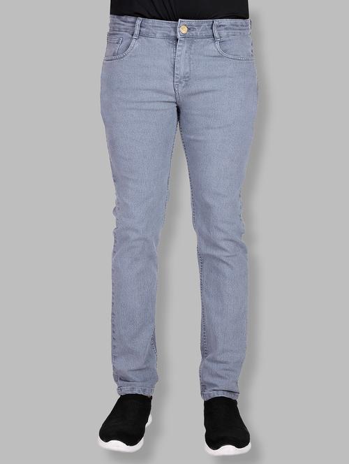 mens slim fit plain jeans - 18411634 - Standard Image - 0