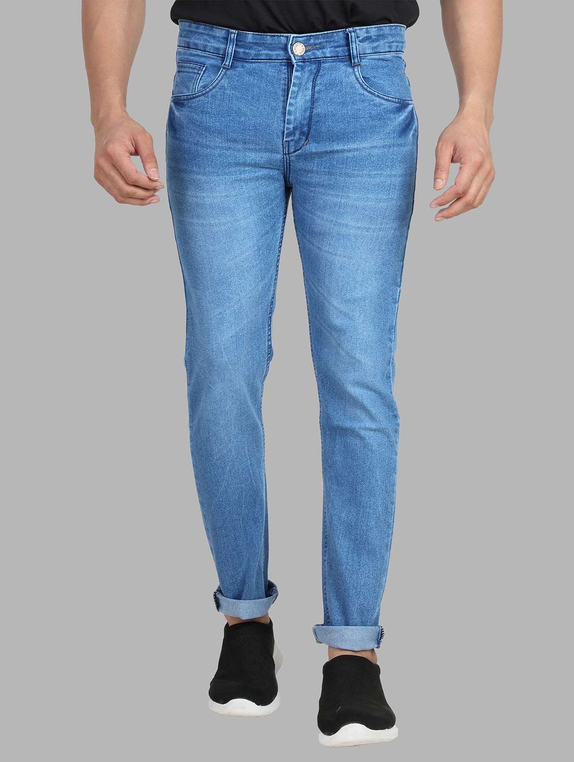 mens slim fit plain jeans