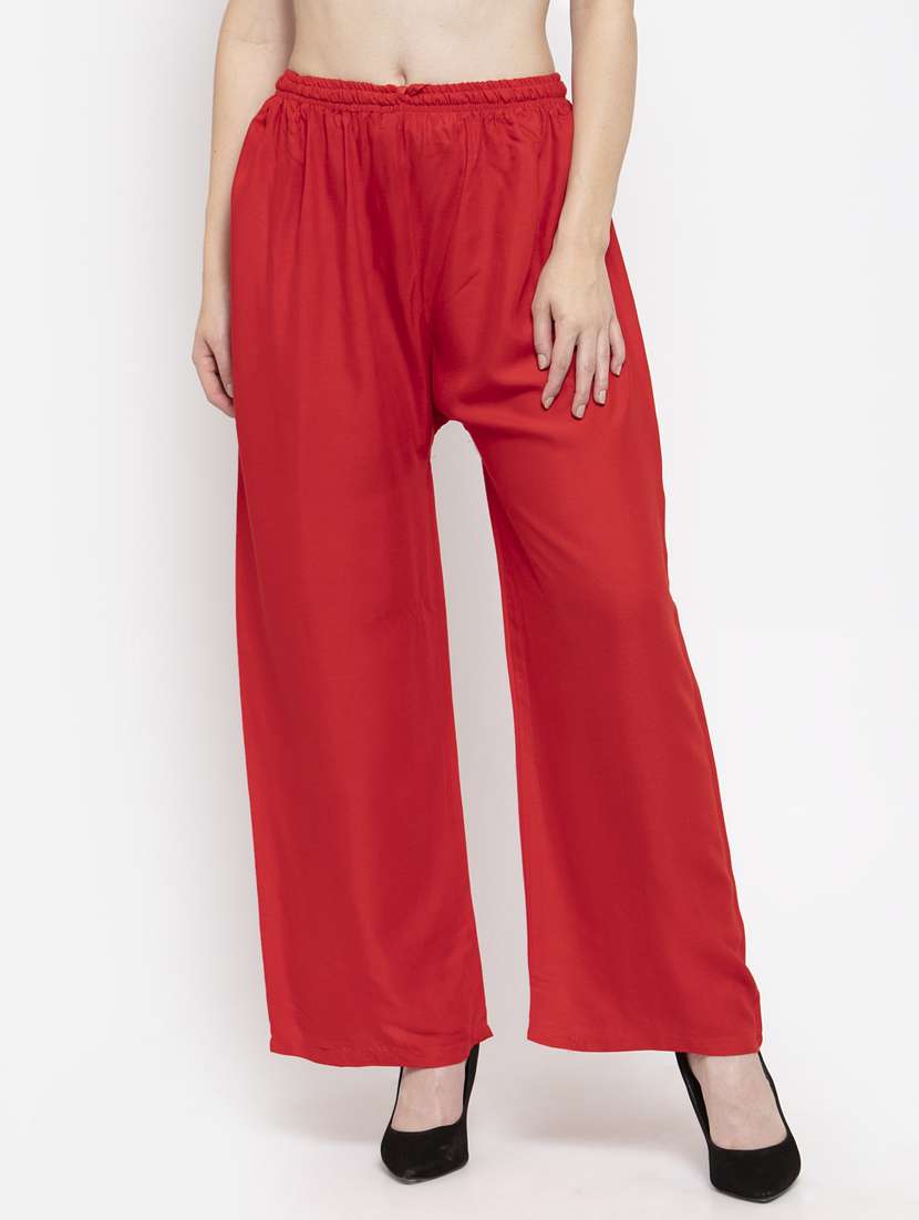 set of 2 pcs solid palazzo - 18411841 -  Standard Image - 1