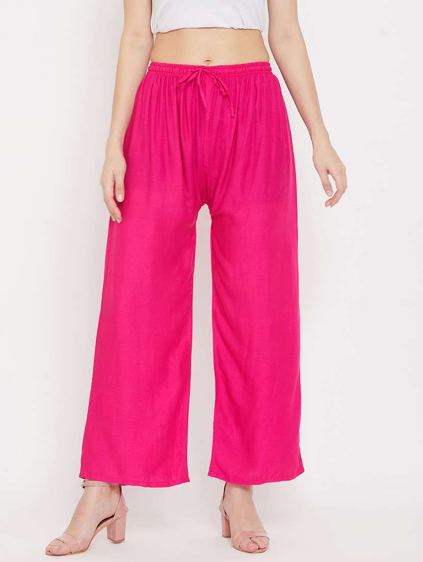 set of 2 pcs solid palazzo - 18411856 -  Standard Image - 1