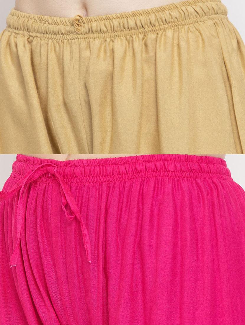 set of 2 pcs solid palazzo - 18411858 -  Standard Image - 4