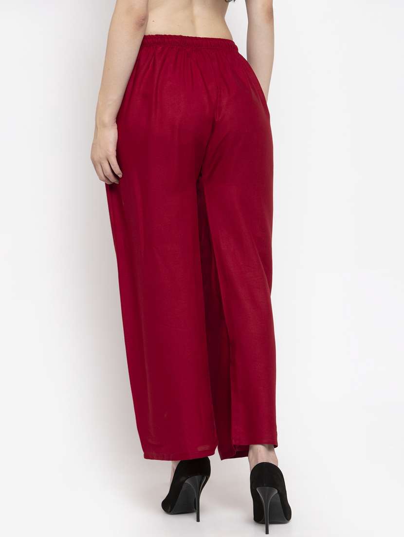 set of 2 pcs solid palazzo - 18411861 -  Standard Image - 4