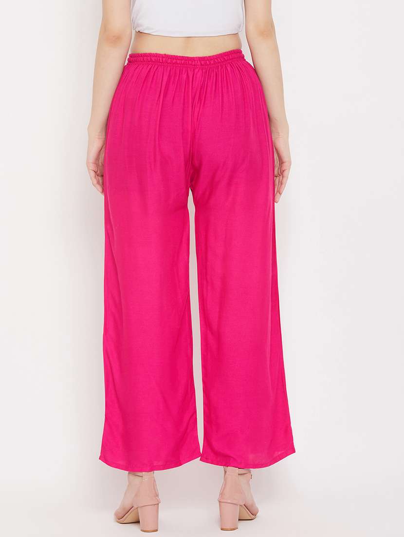 set of 2 pcs solid palazzo - 18411863 -  Standard Image - 4