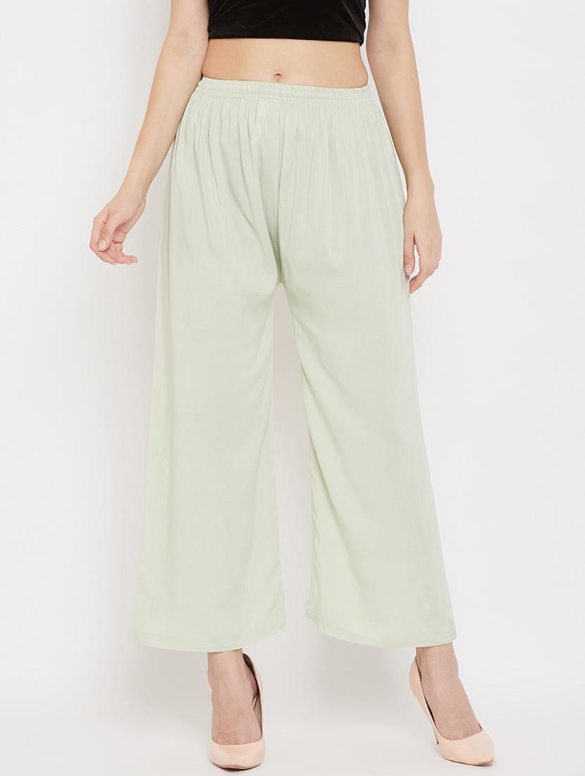 set of 2 pcs solid palazzo - 18411866 - Standard Image - 1