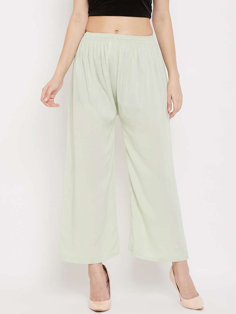 set of 2 pcs solid palazzo - 18411875 -  Standard Image - 1