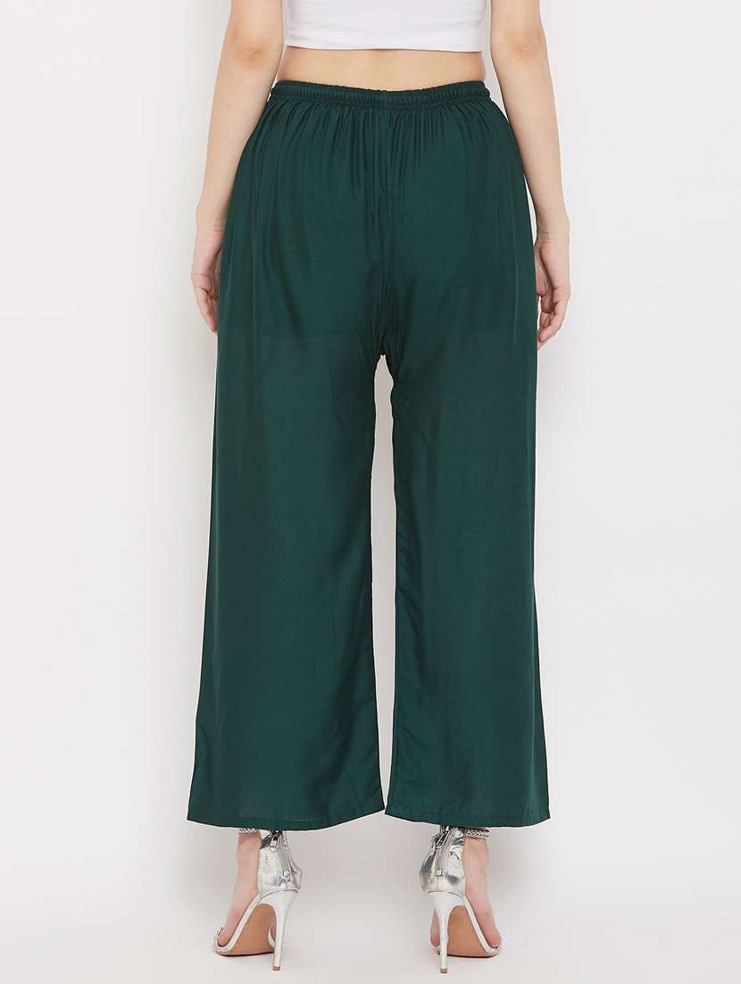 set of 2 pcs solid palazzo - 18411883 -  Standard Image - 4