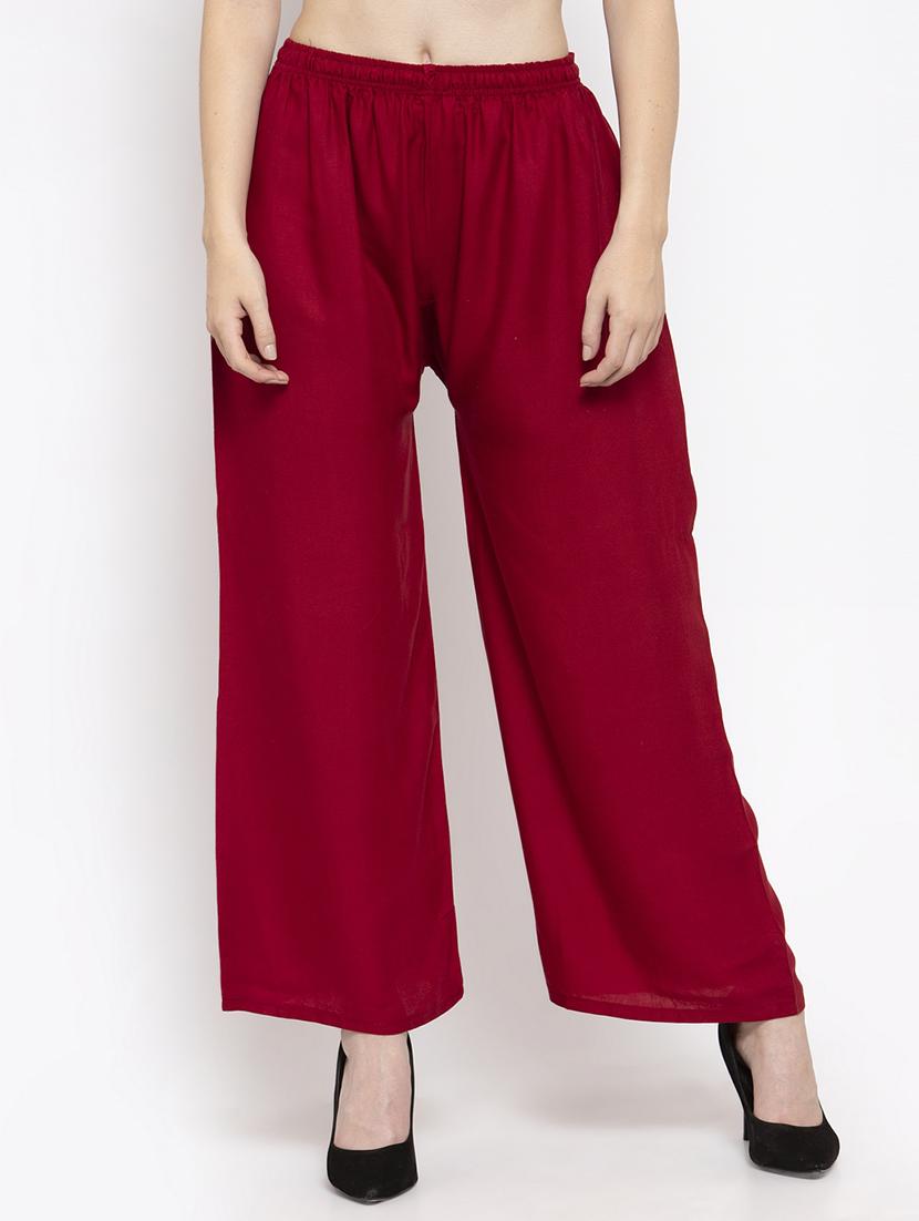 set of 2 pcs solid palazzo - 18411897 - Standard Image - 1