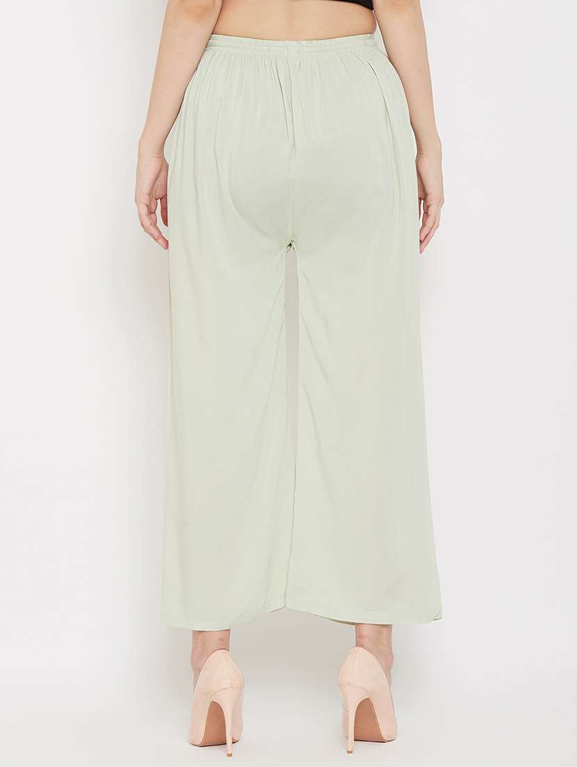 set of 2 pcs solid palazzo - 18411901 -  Standard Image - 4