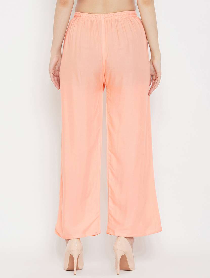 set of 2 pcs solid palazzo - 18411903 -  Standard Image - 4