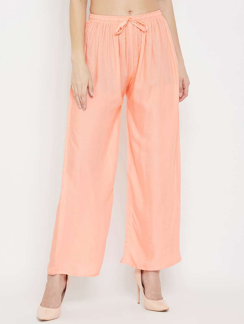 set of 2 pcs solid palazzo - 18411914 -  Standard Image - 1