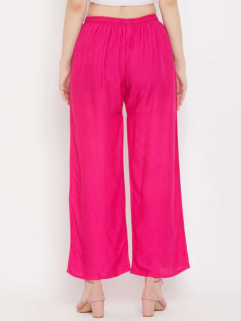 set of 2 pcs solid palazzo - 18411914 -  Standard Image - 4