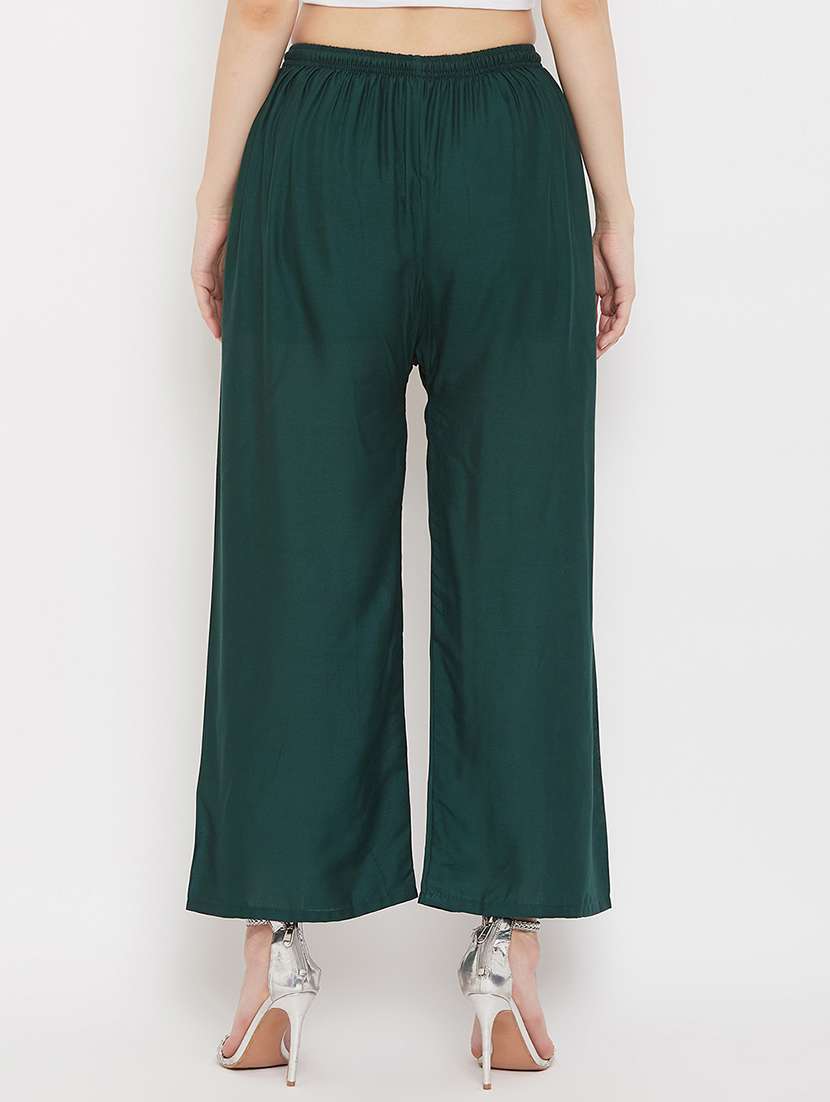 set of 2 pcs solid palazzo - 18411916 -  Standard Image - 4