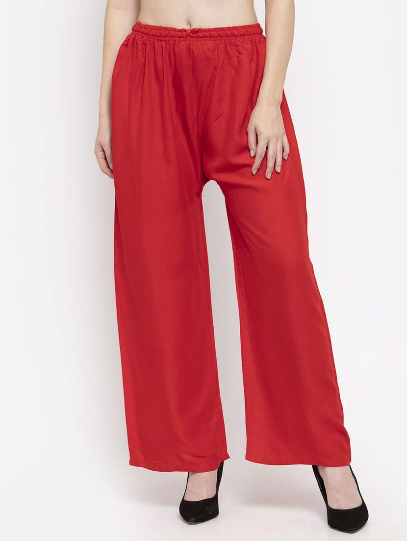 set of 2 pcs solid palazzo - 18411925 -  Standard Image - 1