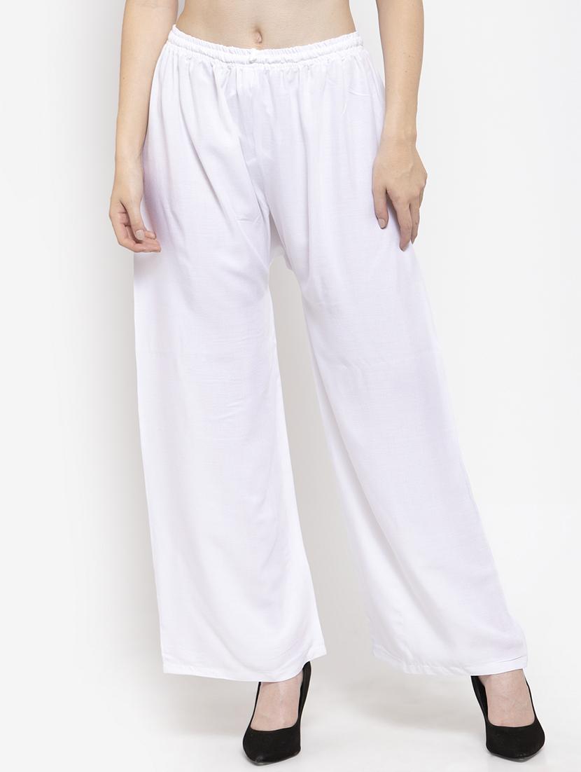 set of 3 pcs solid palazzo - 18412013 - Standard Image - 1