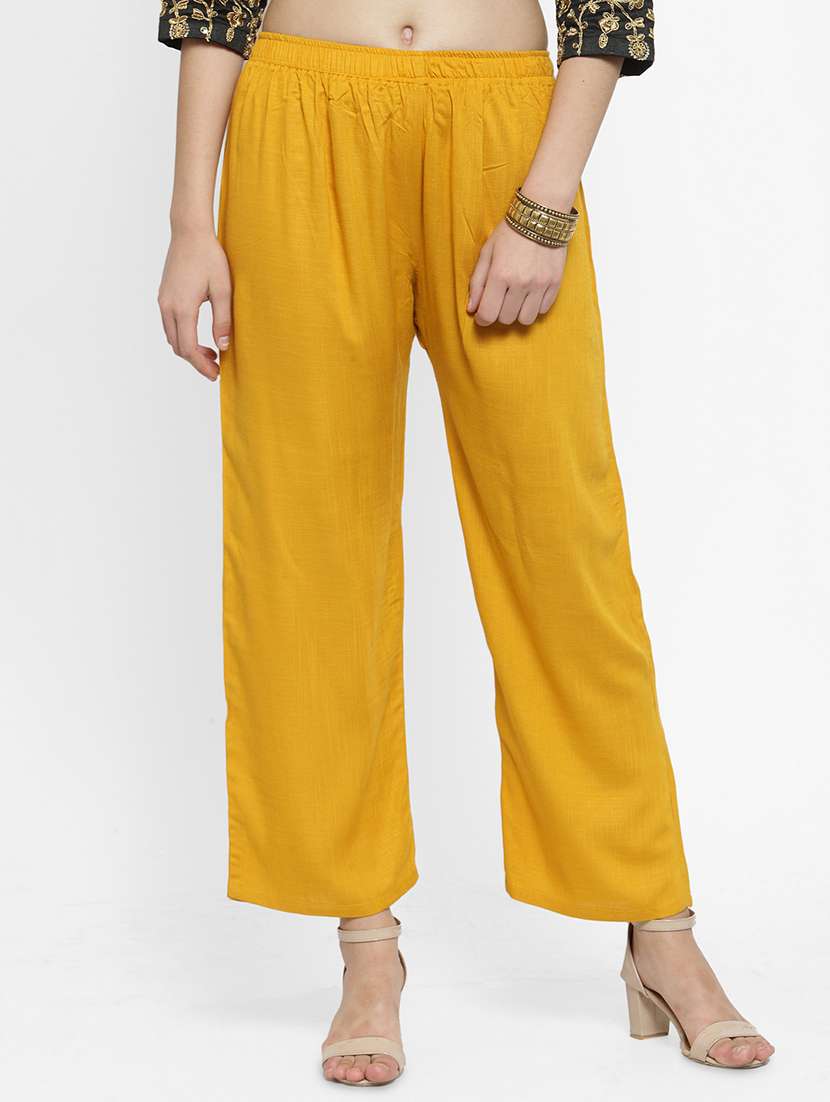 set of 3 pcs solid palazzo - 18412025 -  Standard Image - 1