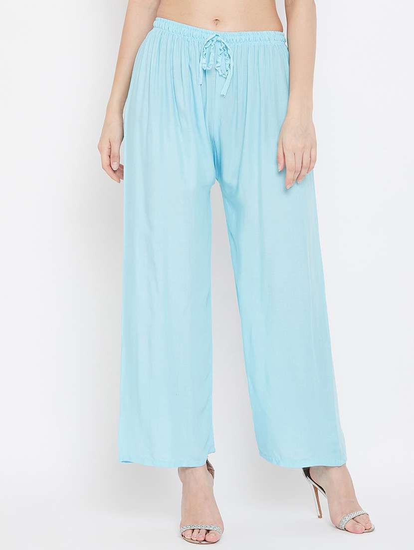 set of 3 pcs solid palazzo - 18412047 -  Standard Image - 1