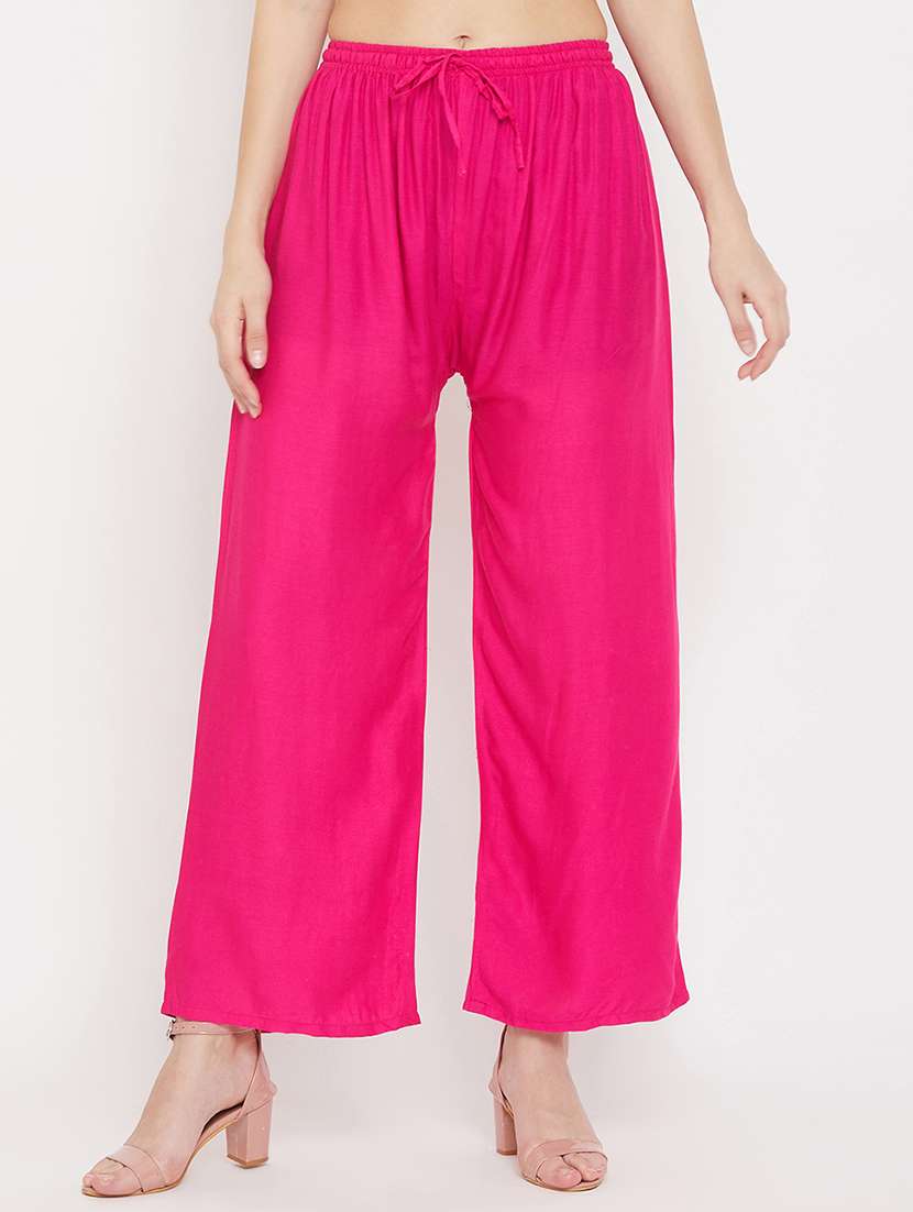 set of 3 pcs solid palazzo - 18412059 -  Standard Image - 1