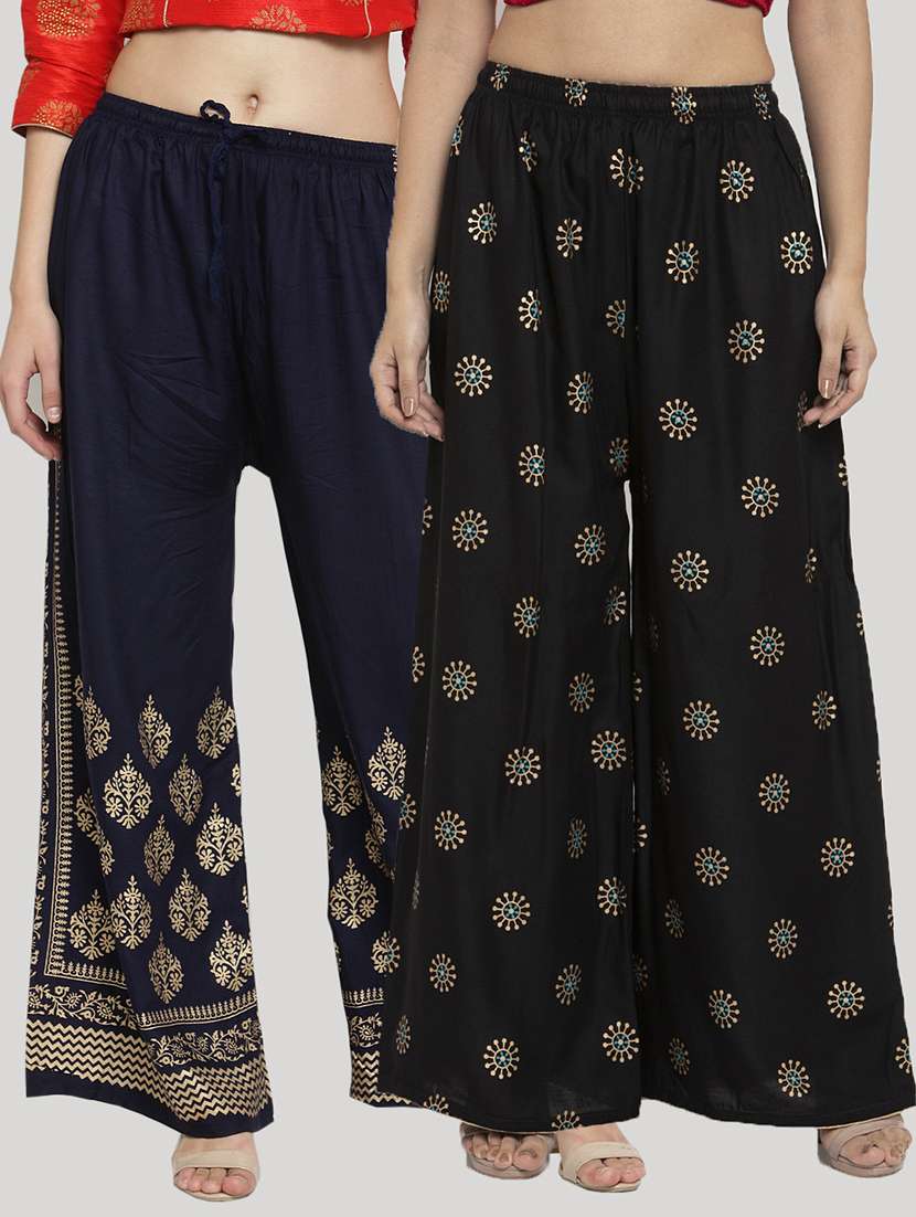 set of 2 pcs printed palazzo
