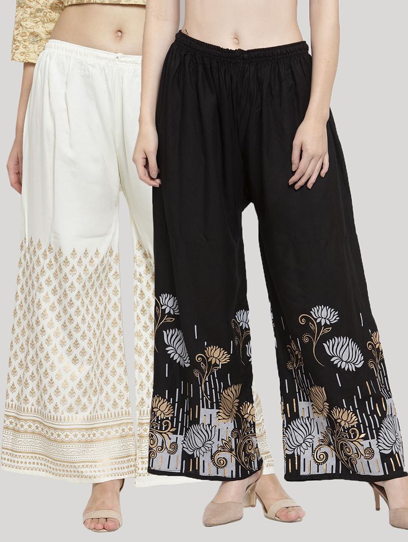 set of 2 pcs printed palazzo - 18412741 - Zoom Image - 0