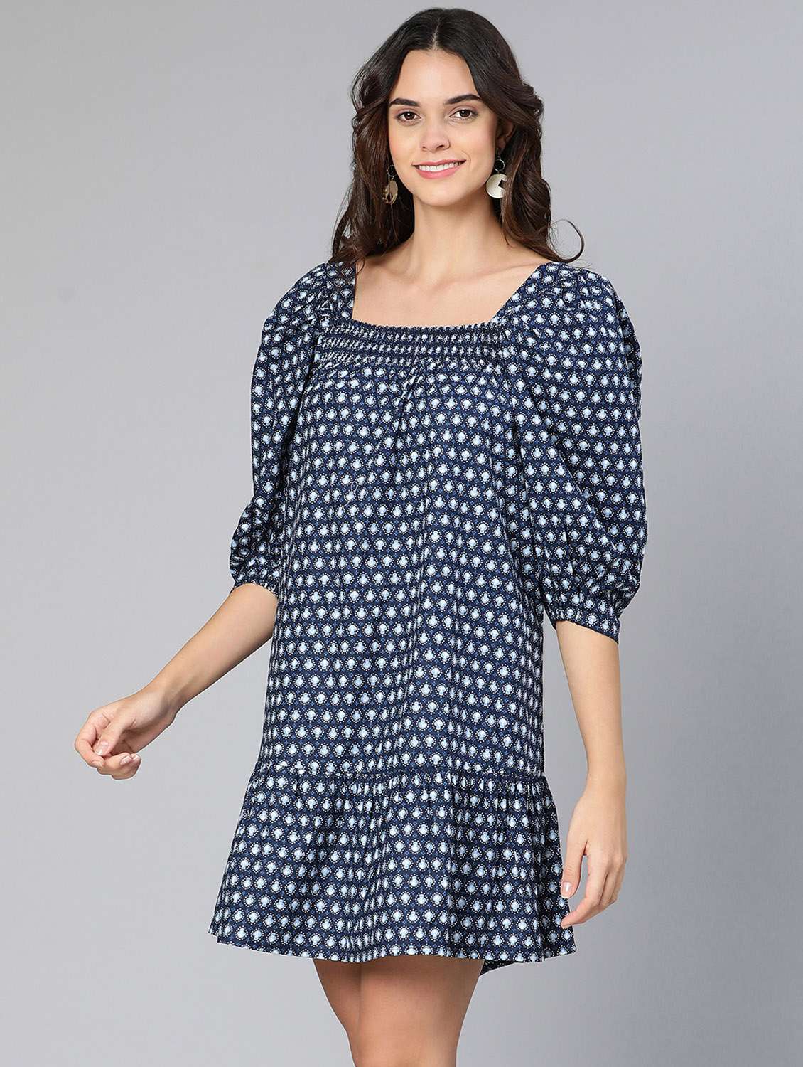 women's tiered dress tie & dye dress - 18412918 -  Standard Image - 1