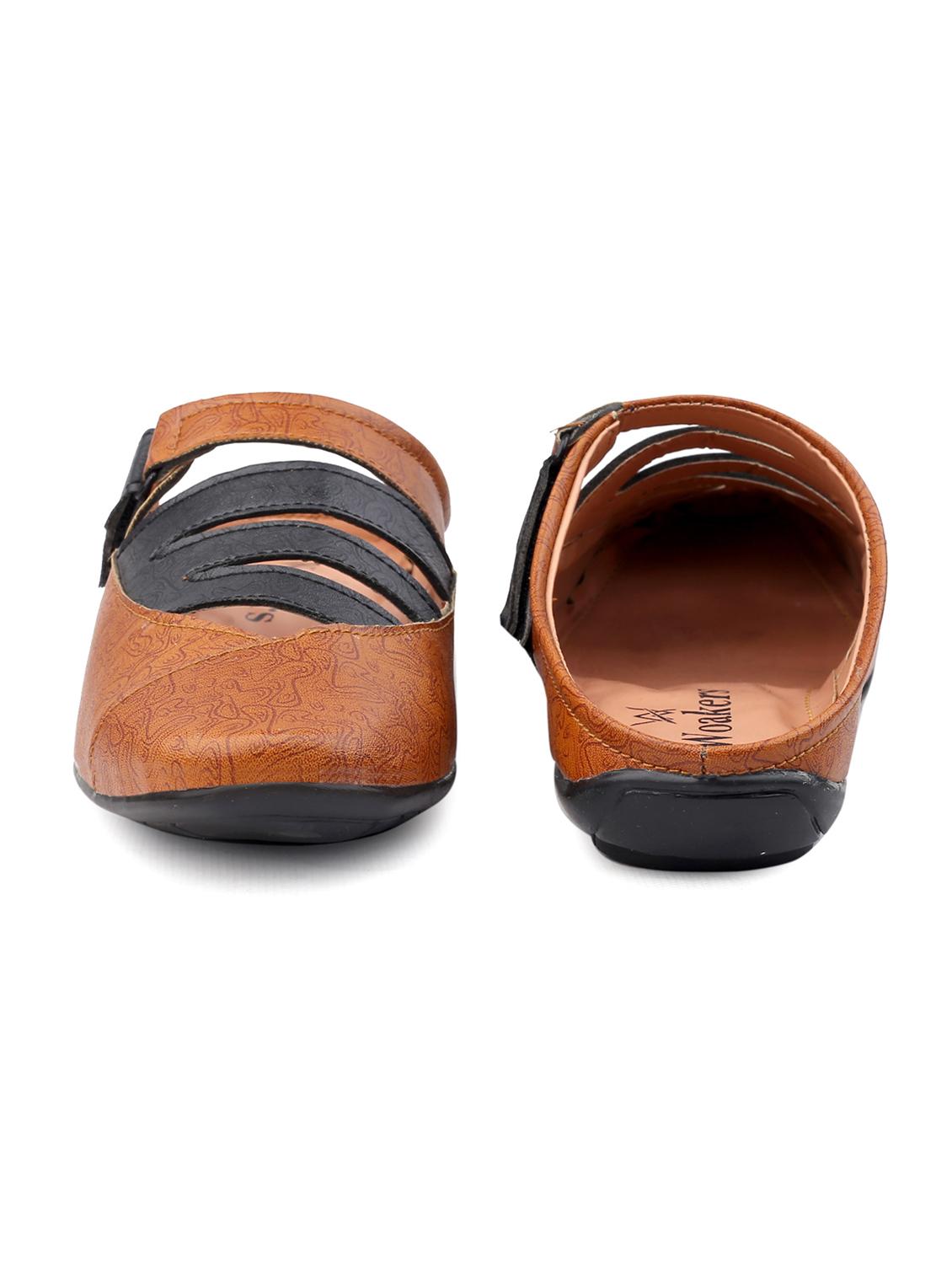 brown pu lace up shoes - 18413083 - Standard Image - 4