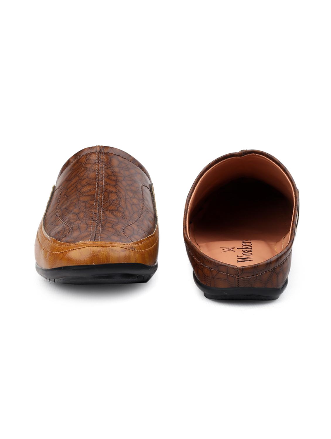 brown pu lace up shoes - 18413084 - Standard Image - 4