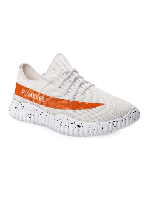 white lace up sport shoe - 18413144 - Standard Image - 0