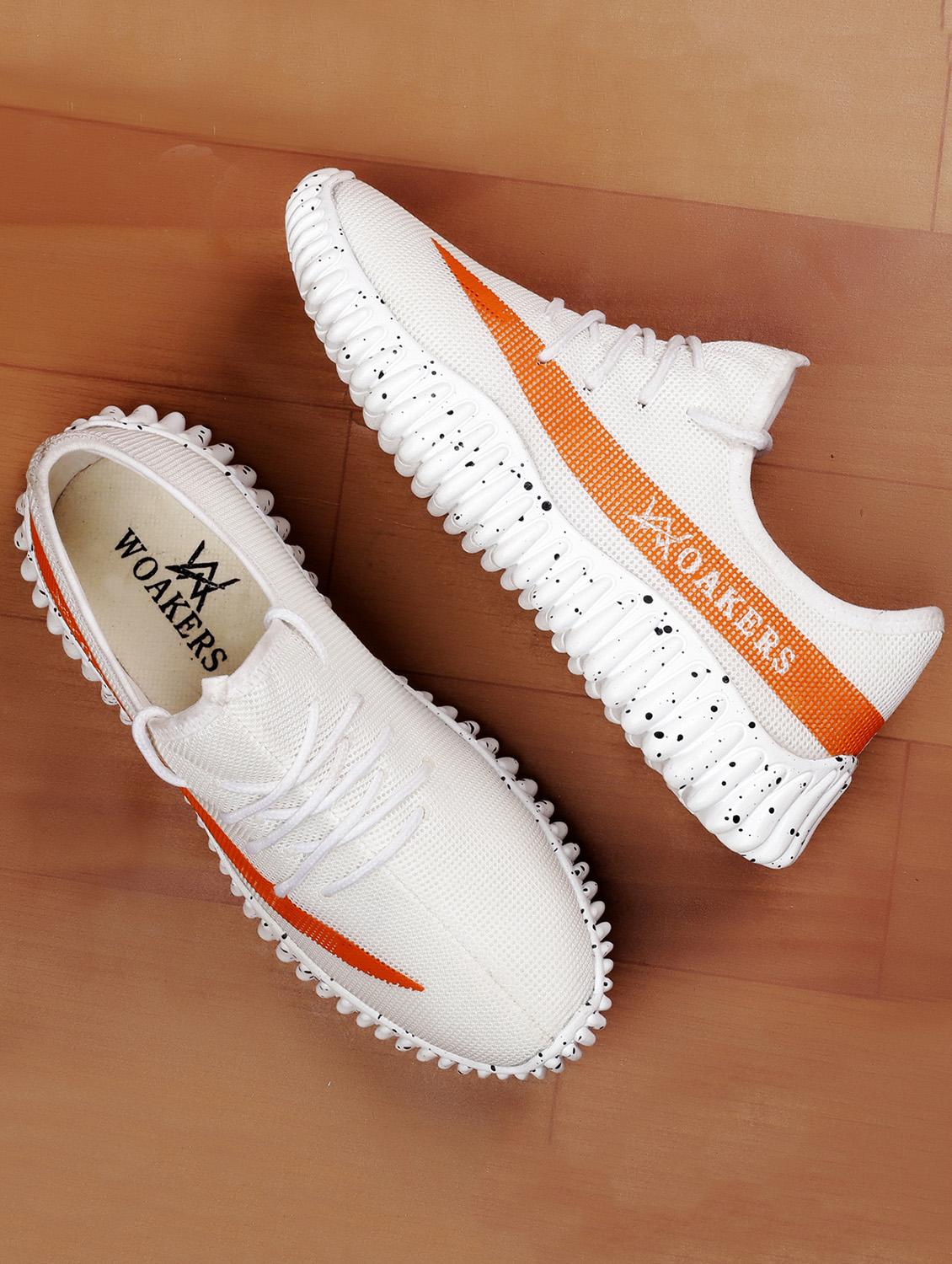white  lace up sport shoe - 18413144 -  Standard Image - 1