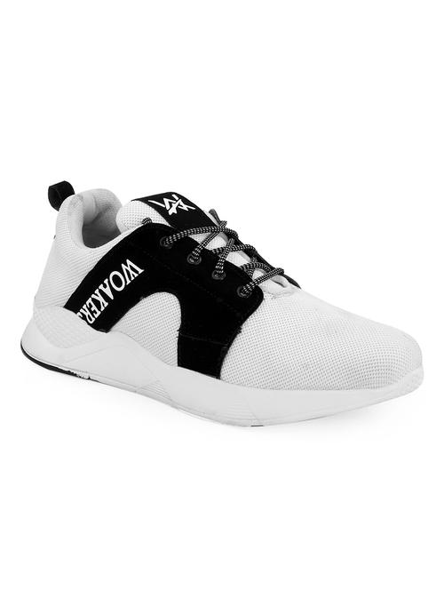 white lace up sport shoe - 18413148 - Standard Image - 0