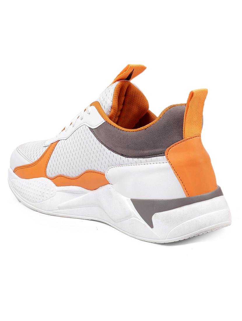 orange lace up sport shoe - 18413178 - Standard Image - 4
