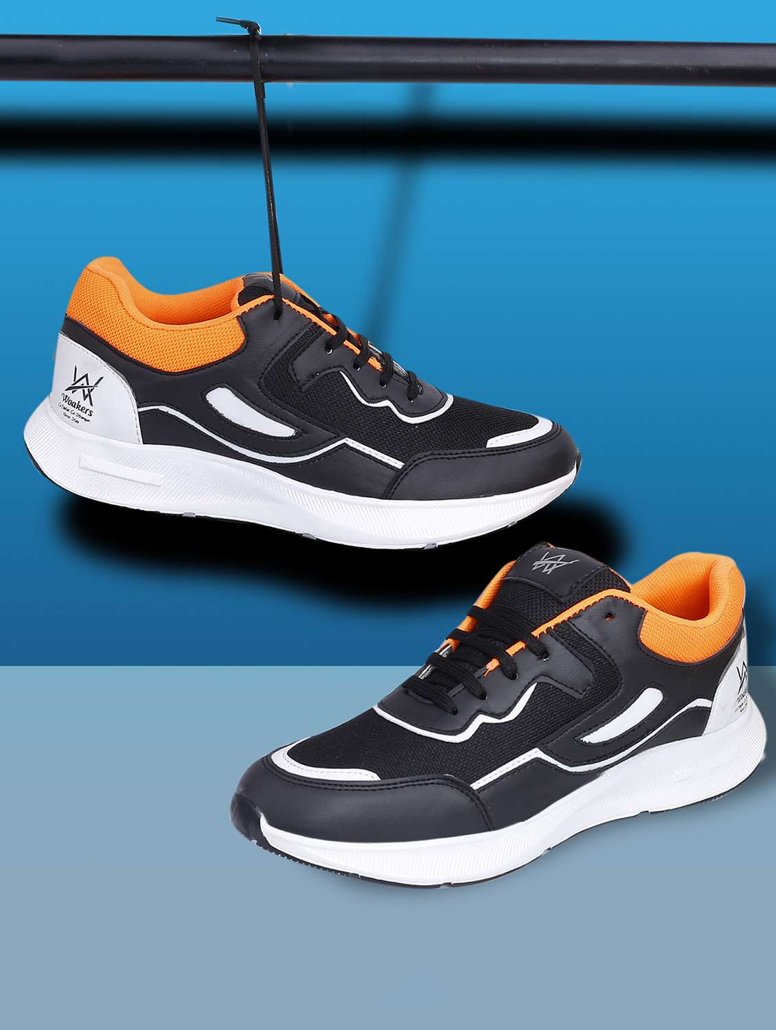 multi colored lace up sport shoe - 18413182 - Standard Image - 1