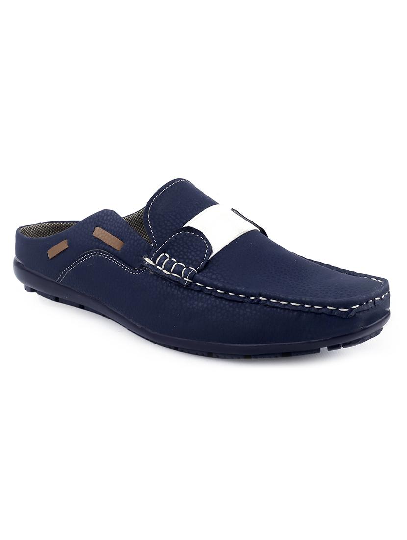 navy blue slip on loafers - 18413197 - Standard Image - 1