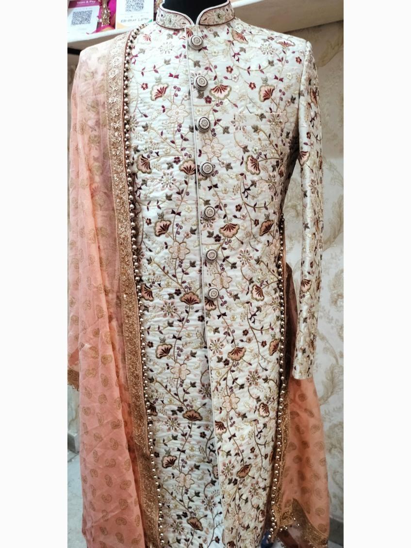 sherwani set for men - 18413299 - Standard Image - 1