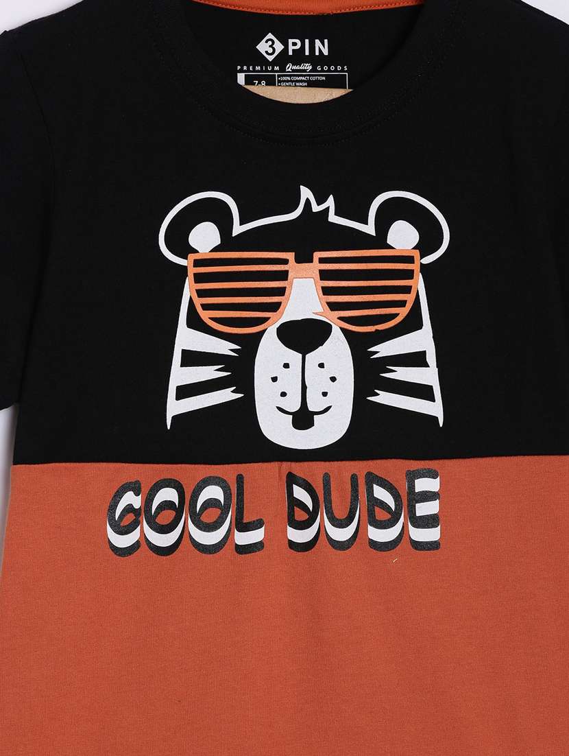 boys graphic print t-shirt & jogger set - 18414170 -  Standard Image - 4